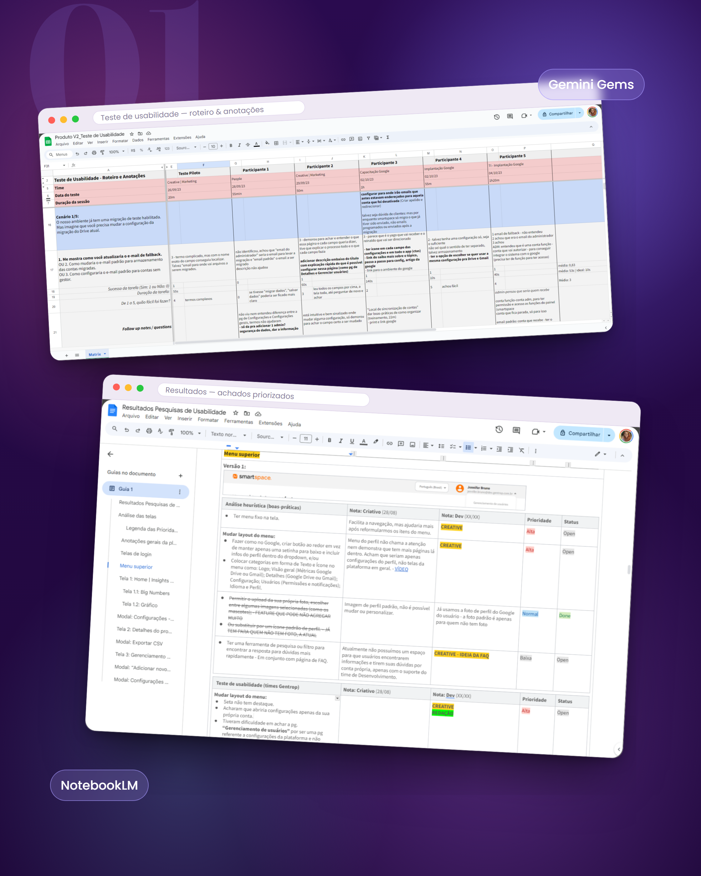 Artefato da etapa de Pesquisa: plano de pesquisa e síntese de insights
